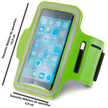 Imagem de Braçadeira Esportiva Para Smartphone 5" Topget, Verde