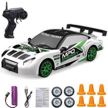 Imagem de Brinquedo Carrinho de Carro Drift 4x4 Corrida Com Controle Remoto Bate