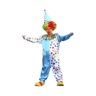 Imagem de Fantasia De Palhaço De Circo Para Pais E Filhos Com Estampa De Bolinha