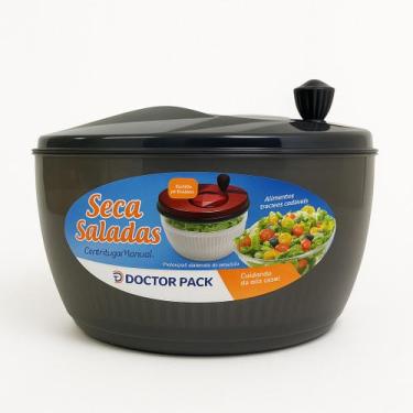 Imagem de Centrífuga De Salada Secador Verduras Manual 4 Litros Fume - Dr.true, 