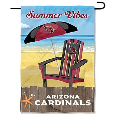 Imagem de WinCraft Arizona Cardinals Summer Decorative Seasonal Garden Flag Double Sided Banner