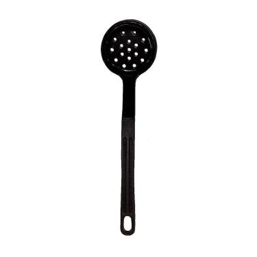 Imagem de Escumadeira Talher em Nylon Cozinha Utensílio Preto 28cm
