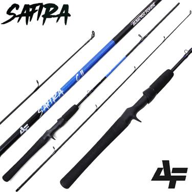 Imagem de Vara De Pesca 10Kg Safira 1,80mts Fibra de Carbono Super Resistente e Leve 107 Gramas