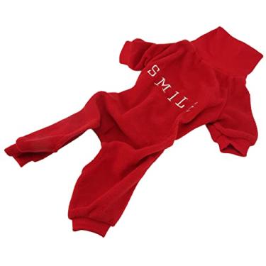 Imagem de Roupas de inverno para cachorros, roupas elásticas macias de pelúcia para cachorros de estimação(S)