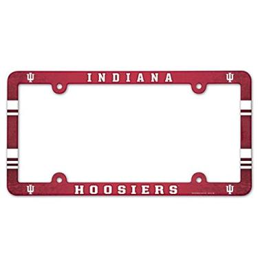 Imagem de Placa de licença NCAA com moldura colorida, Indiana University