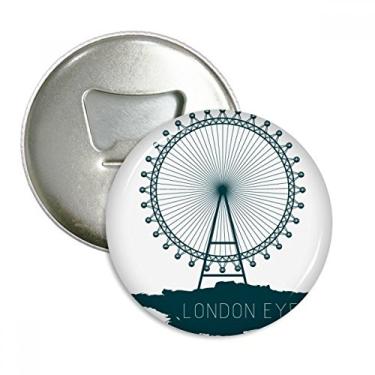 Imagem de Emblema multifuncional com ímã de geladeira Britain UK London Eye United Kingdom