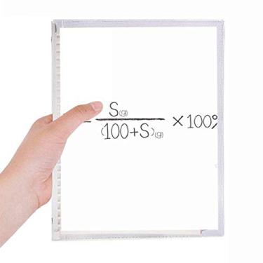 Imagem de Química Kowledge Solubility Caderno Diário Folhas Soltas Recarregável Diário Papelaria