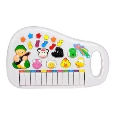 Imagem de Piano Infantil Musical Colorido Diferentes Sons De Animais - Toy King