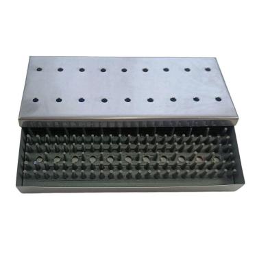 Imagem de Estojo Cirurgico Inox 18X08X02Cm C/Manta Cinza