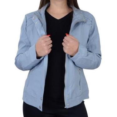 Imagem de Jaqueta Feminina Pellini Peluciada Azul Clara - PL451-Feminino