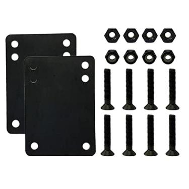Imagem de Esquirla 8 Peças Parafusos de Caminhão de Skate de Resistência Longboard Inline Parafusos de de de Skate Cruiser Riser Almofad, 2,5 polegadas