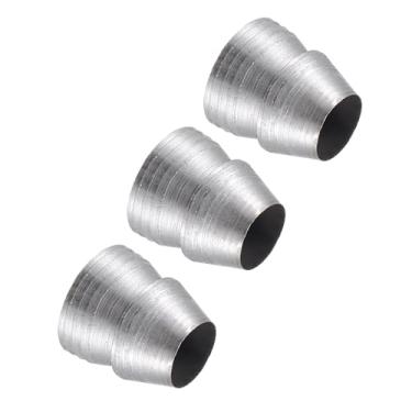 Imagem de CoCud Cunhas de alça redonda, diâmetro de 13 mm, kit de metal de aço carbono, cabo de martelo evita divisão de cunha - (Aplicações: para martelo de garra de machado), 3 peças