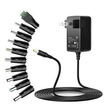 Imagem de Belker Carregador de parede de fonte de alimentação adaptador CA CC 12V 2A 1,5A para eletrônicos de 12 volts - 2000mA máx.