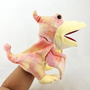 Imagem de Dinossauro de Mão, Fantoche de Mão Dinossauro de Pelúcia, Brinquedos de Pelúcia, Acessório Educacional, Desenvolvimento Cognitivo (Pterodactyl)