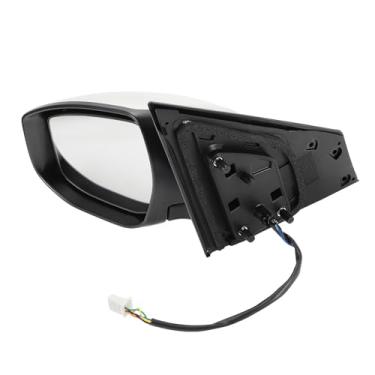Imagem de Motoforti Substituição do espelho retrovisor lateral esquerdo do motorista para NISSAN SENTRA 2016-2019 Nº 963023YU4F Ajuste de espelho elétrico branco