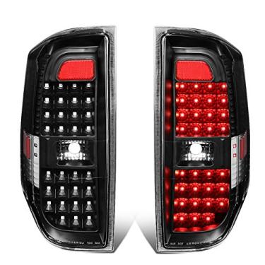 Imagem de DNA Motoring TL-TTU15-LED-BK-CL Par de luz traseira de LED completo [Compatível com 14-18 Tundra] preta