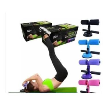 Imagem de Suporte Para Exercícios Físicos Abdominais Fitness Base X - oem, Preto