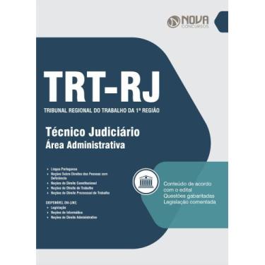 Imagem de Apostila TRT-RJ 2024 - Técnico Judiciário - Área: Administrativa - Nov