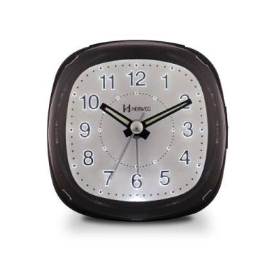 Imagem de Relógio Despertador Herweg Com Iluminação 2721