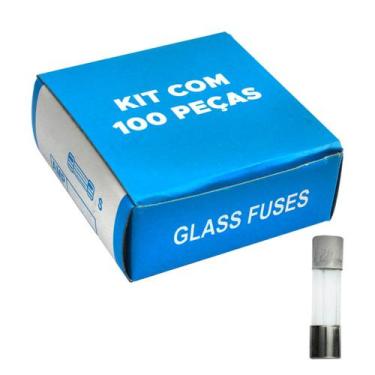 Imagem de 100x Fusível De Vidro 5x20 Pequeno Kit Com 100 Peças 20amp - GREEN, 04