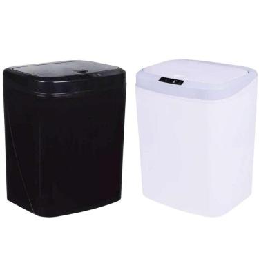 Imagem de Lixeira Automática Sensor de Aproximação 16 Litros com USB KALA