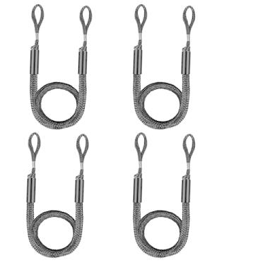 Imagem de Linhas de doca elástica para barco, corda de amarração para ancoragem com laço, cordas de barco para ancoragem, acessórios de barco, doca rápida e fácil para PWC, caiaque, jet ski, Seadoo, WaveRunner,