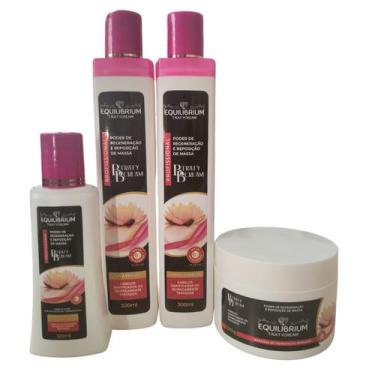 Imagem de Kit Completo Cabelos Danificados ou Quimicamente Tratados Equilibrium 