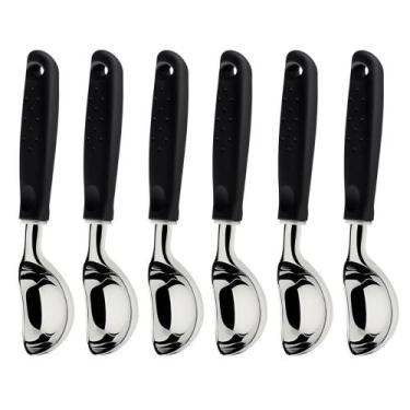 Imagem de Kit 6 Conchas de Servir Sorvete Tramontina Utilitá Pegador Sorveteria 