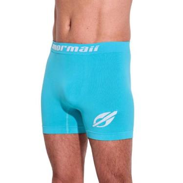 Imagem de Cueca Boxer Box Mormaii Cintura Média Durável Poliamida, Lagoon, M