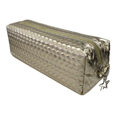 Imagem de Estojo Multiuso Quadrado 2450220 Dourado - Quanhe