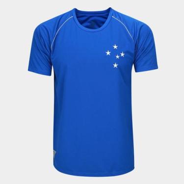 Imagem de Camisa Cruzeiro RetrôMania Basic Masculina, Azul, EGG