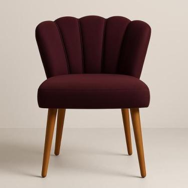 Imagem de Cadeira Poltrona Pétala Sala Estar Penteadeira e Salão - Platinum Deco