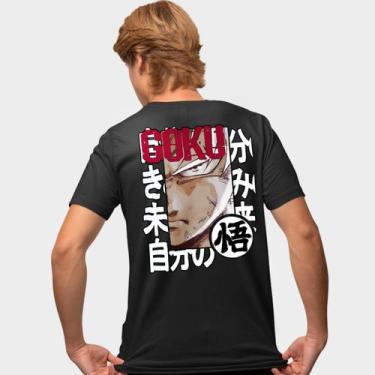 Imagem de Camisa Camiseta Genuine Grit Masculina Estampada Algodão 30.1 Goku Dra