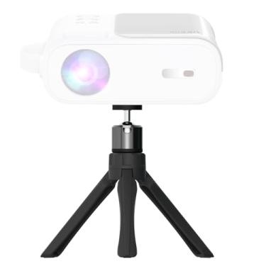 Imagem de XIWBSY Mini projetor nativo 1080p portátil, mini projetor Full HD (branco 01)