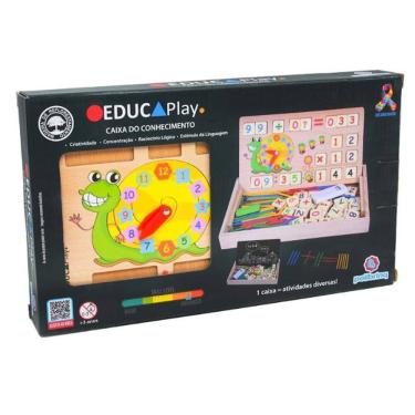 Imagem de Jogo Educativo de Madeira Educaplay Caixa do Conhecimento