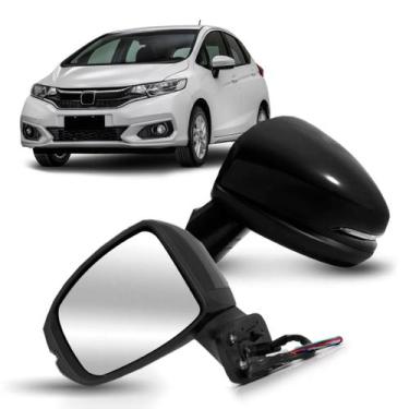 Imagem de Retrovisor Elétrico Retrátil Fit/ Wrv 2014 A 2021 C/ Pisca - SP ACESSÓ