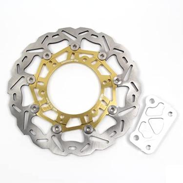 Imagem de Arashi Rotor de disco de freio dianteiro grande para Yamaha YP250 MAJESTY 1996-1997, YP MAJESTY 250 DX 1998-2005, YP MAJESTY 250 DX ABS 1999-2005, peças de acessórios de motocicleta douradas