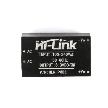 Imagem de Mini Fonte Hi Link HLK-PM03 110-220V 3,3V 3W NFe - Fonte de Alimentaçã