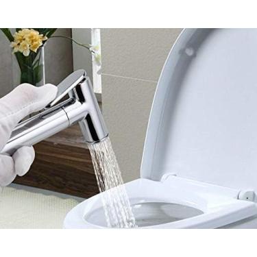 Imagem de MINJING Torneira bidê latão torneira de chuveiro lavadora misturador chuveiro higiênico chuveiro frio e água guindaste chuveiro redondo spray