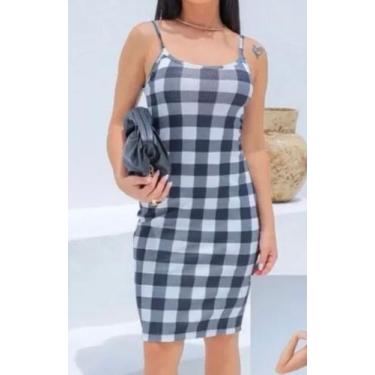 Imagem de Vestido xadrez - .
