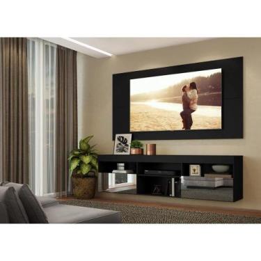 Imagem de Rack Suspenso Com Espelho E Painel Para Até 65 Fg3322 - MULTIMOVEIS