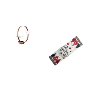 Imagem de Fenteer Suporte para Garrafas de Vinho de Ferro, Corredor de Mesa de Natal, Cômoda, Cachecol, Sazonal, Inverno, Reutilizável, Toalha de Mesa de árvore de Nata