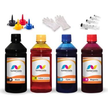 Imagem de Kit 1 Litro De Tinta Compatível Para Epson XP214 T197 - Toner Vale