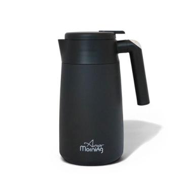Imagem de Jarra Térmica Inox com Isolamento 1,18 L SI232250 Any Morning, Preto