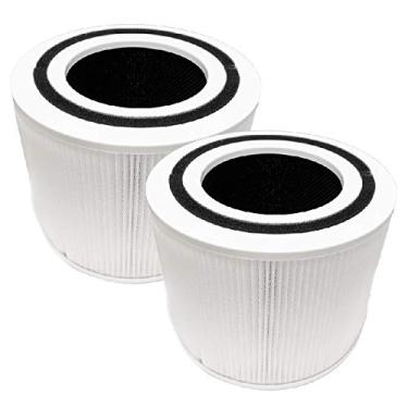 Imagem de Nispira Filtros de substituição HEPA verdadeiros 3 em 1 compatíveis com o purificador de ar LEVOIT Core 300 Comparado ao núcleo de peça 300-RF, pacote com 2