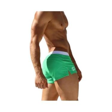 Imagem de Maiô Masculino Surf - Cintura Baixa, Sexy e com Bolso, BR-G4, Verde