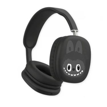 Imagem de Fone de Ouvido Preto Blurtooth Labubu SD/FM Headset RD-10
