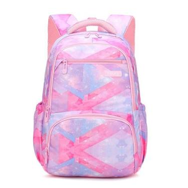Imagem de Mochila MITOWERMI Kids para meninas do ensino fundamental rosa