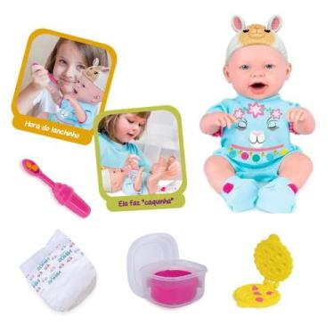 Imagem de Boneca Baby Ninos Hora do Lanche Bichinhos e Acessórios 2396 - Cotiplá