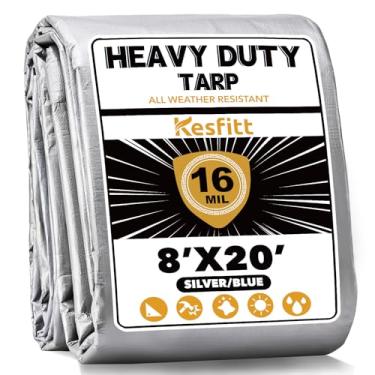 Imagem de Lonas resistentes à prova d'água com ilhós a cada 59,9 cm, lona de plástico de espessura 420D, resistente a UV e resistente a rasgos, bordas reforçadas para barraca de acampamento de piscina externa